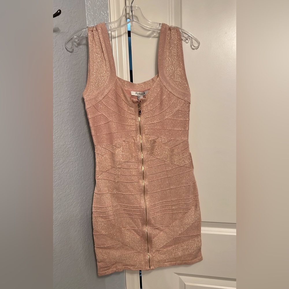 Pink Bodycon Dress Large